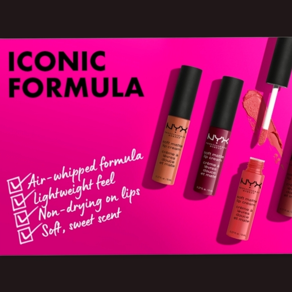 NYX Makeup Athens Peach Liquid Lipstick Lightweight Soft Matte Lip Cream | 3/$12 - Picture 8 of 10